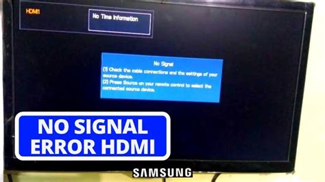 no hdmi signal from your device|why does my tv say no signal.